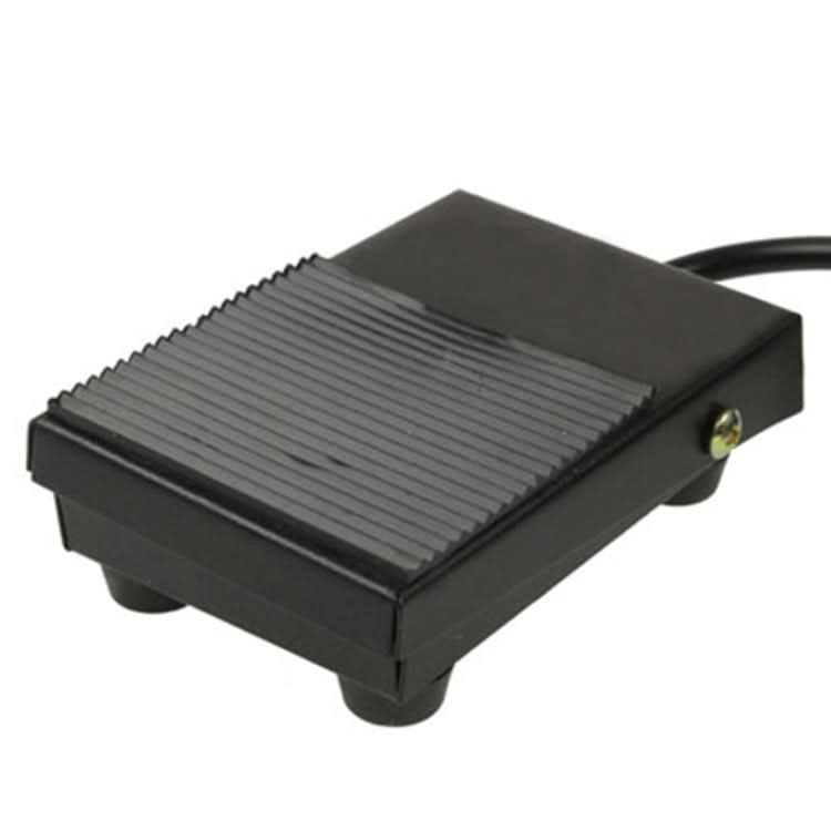 TFS-1 AC 250V 10A Anti-slip Plastic Case Foot Control Pedal Switch, Cable Length: 1m Reluova