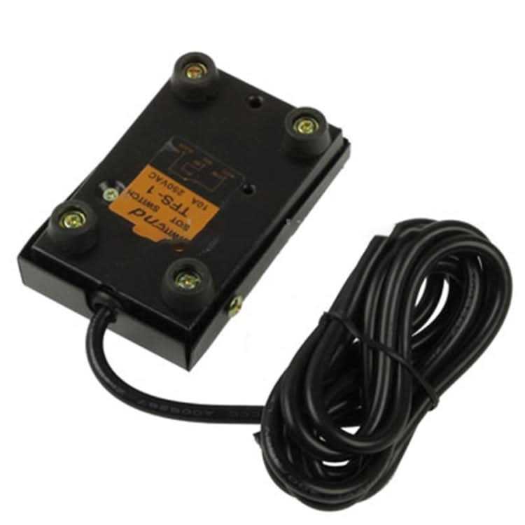 TFS-1 AC 250V 10A Anti-slip Plastic Case Foot Control Pedal Switch, Cable Length: 1m Reluova