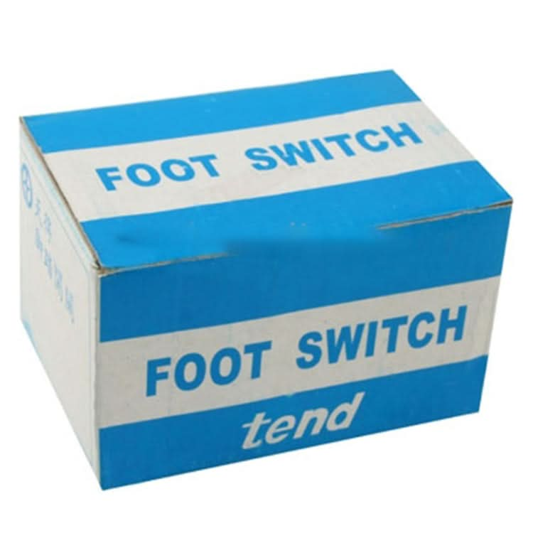 TFS-1 AC 250V 10A Anti-slip Plastic Case Foot Control Pedal Switch, Cable Length: 1m Reluova