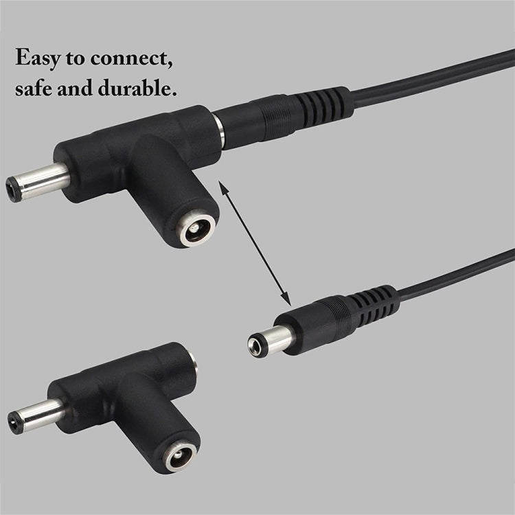 2A 5.5 x 2.1mm DC Power Supply Adapter Plug Coiled Cable Car Charger, Length: 40-140cm My Store