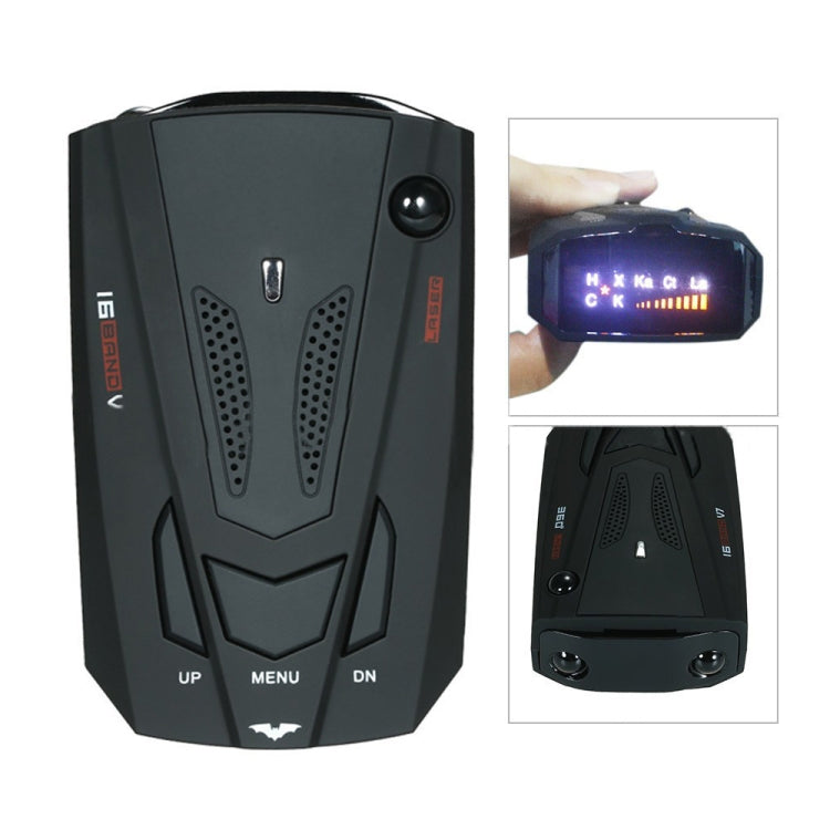 V7 Car Anti-Police Radar Detector 360 Protection Defense Laser Detection, Built-in Russian & English Voice Broadcast ÎҵÄÉ̵ê