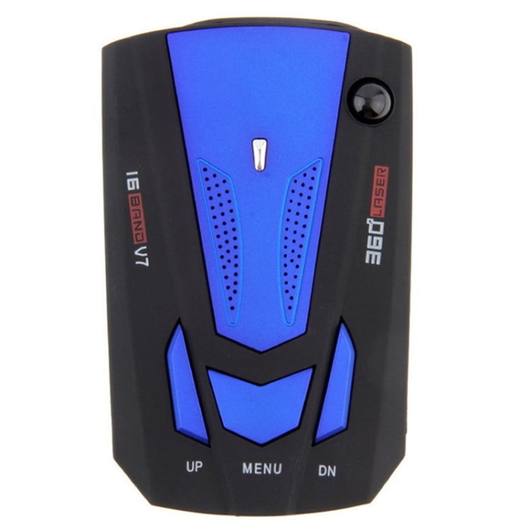 V7 Car Anti-Police Radar Detector 360 Protection Defense Laser Detection, Built-in Russian & English Voice Broadcast