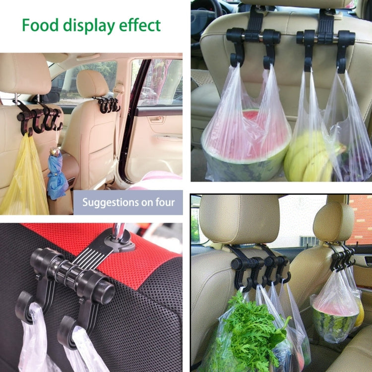 KANEED Car Vehicle Multi-functional Seat Headrest Bag Hanger Hook Holder Seat Headrest Hanger Hanging Holder Double Hooks ÎҵÄÉ̵ê