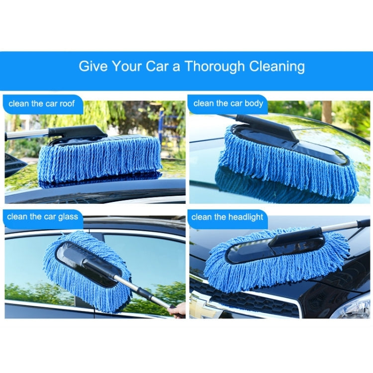 Car Cleaning Tools Car Washing Dewaxing Shan Cotton Brush Mop with Retractable Stainless Steel Tube ÎҵÄÉ̵ê