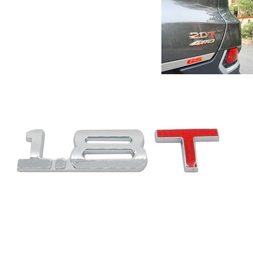 3D Universal Decal Chromed Metal Car Emblem Badge Sticker Car Trailer Gas Displacement Identification, Size: 8.5x2.5 cm ÎҵÄÉ̵ê