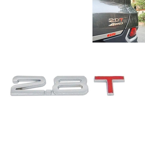 3D Universal Decal Chromed Metal Car Emblem Badge Sticker Car Trailer Gas Displacement Identification, Size: 8.5x2.5 cm ÎҵÄÉ̵ê