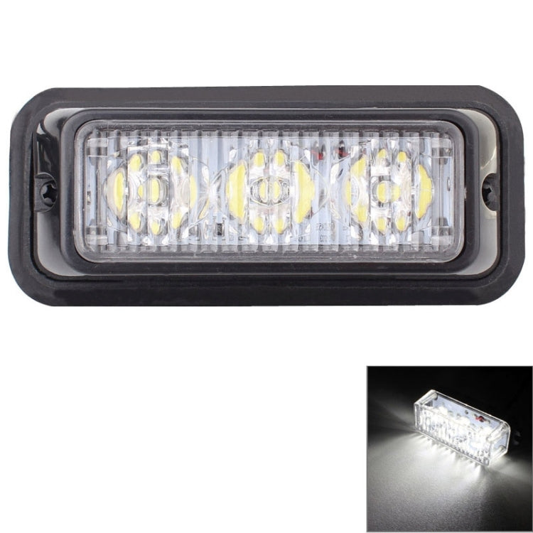 9W 540LM 6500K 3-LED Wired Car Flashing Warning Signal Lamp, DC12V, Wire Length: 95cm