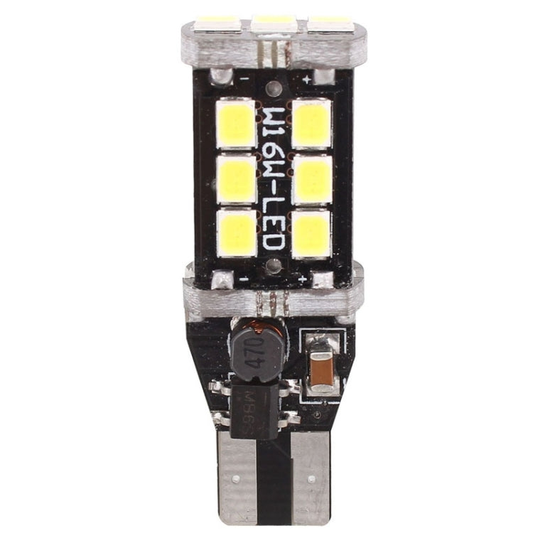 2 PCS T15 3W White LED 300LM SMD 2835 Car Rear Fog Lamp / Backup Light for Vehicles, DC 12V