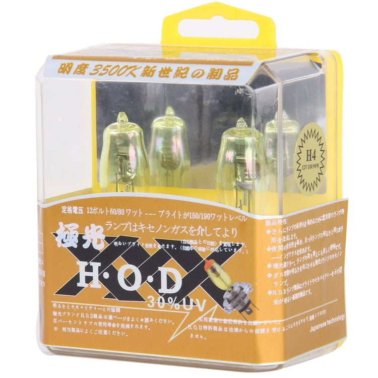 2 X 9005 HOD Halogen Bulbs 12V 100W 2400 LM 3500K Yellow Light Headlights-Reluova