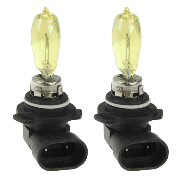 2 X 9006 HOD Halogen Bulbs 12V 100W 2400 LM 3500K Yellow Light Headlights-Reluova