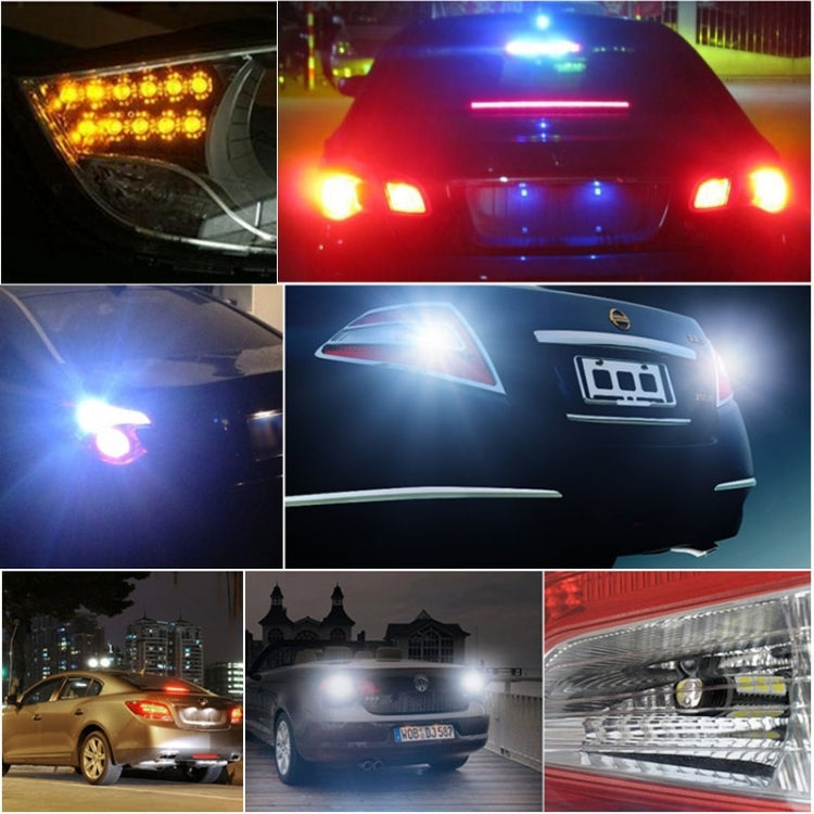 12W 720LM 4-LED 18 Flash Patterns Car Strobe Emergency Warning Light Lamp, DC 12V