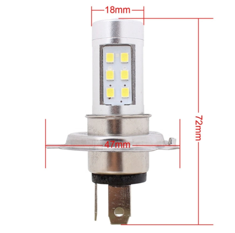 H4 4.2W 630LM White Light 21 LED 2835 SMD Car Headlamp Bulb, Constant Current, DC 12-24V ÎҵÄÉ̵ê