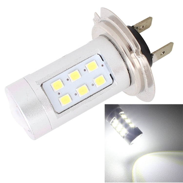 2 PCS H7 4.2W 630LM White Light 21 LED 2835 SMD Car Front Fog Light Lamp Bulb,  DC 12V