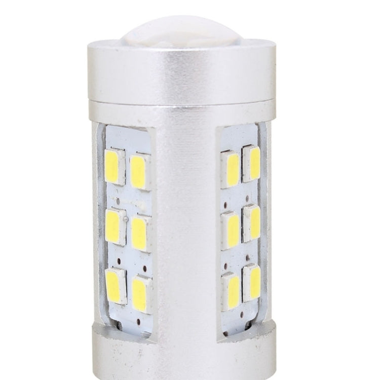 2 PCS T25 4.2W 630LM White Light Dual Wires 21 LED 2835 SMD Car Brake Light Daytime Running Light Bulb,  DC 12V-Reluova