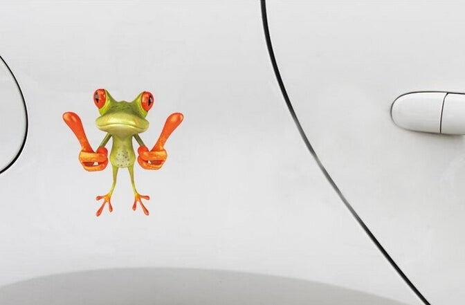 Frog Pattern Car Sticker, Size: 15.5x12.5 cm ÎҵÄÉ̵ê