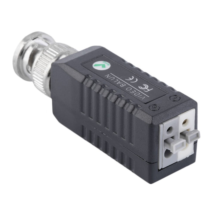 2 PCS CCTV Twisted BNC Single Channel Passive Video Balun Transceiver