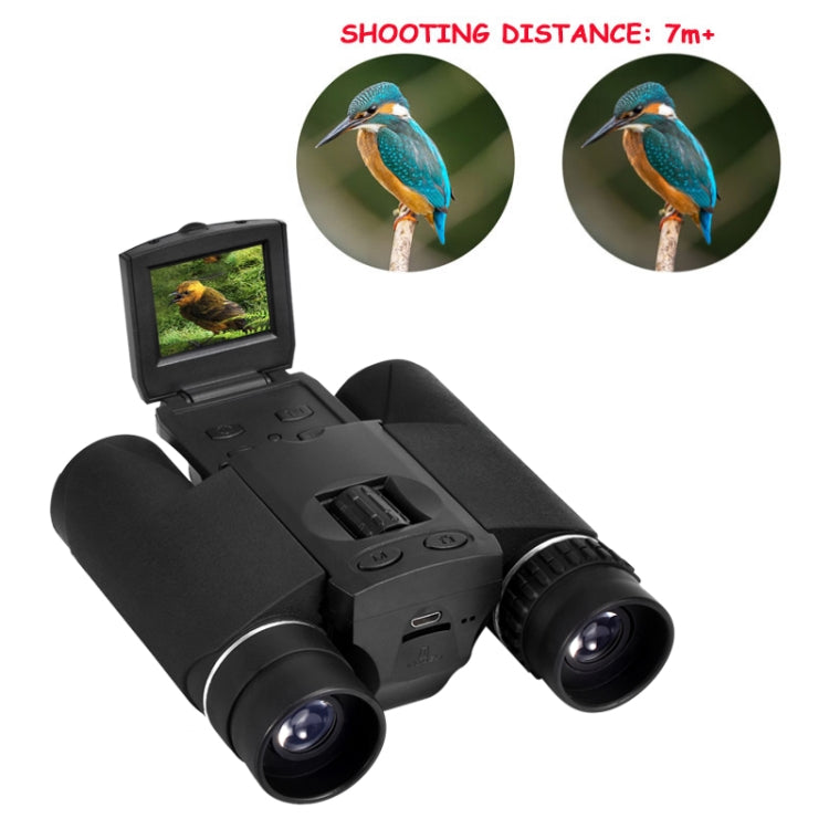 DB618B 10X25 Zoom 10mm Objective Lens HD 1280x960P 1.5 inch LCD Screen Binocular Telescope Digital Camera