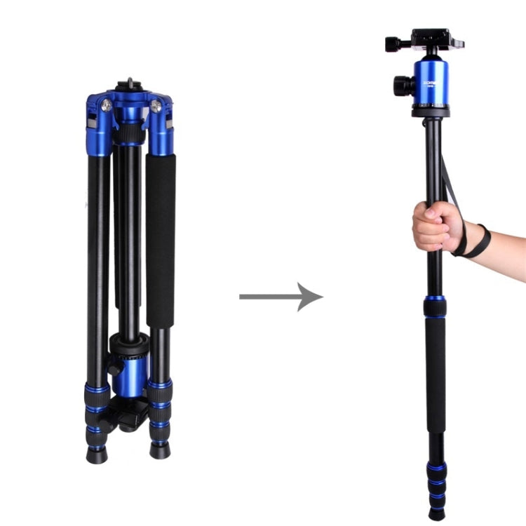 ZOMEI Z888 Portable Professional Travel Aluminium Tripod Monopod with Ball Head for Digital Camera