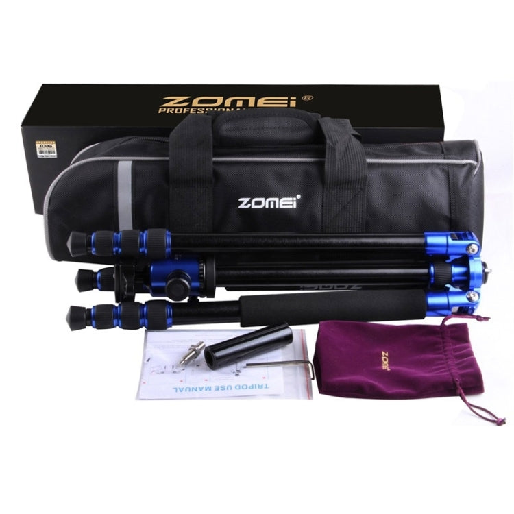 ZOMEI Z888 Portable Professional Travel Aluminium Tripod Monopod with Ball Head for Digital Camera