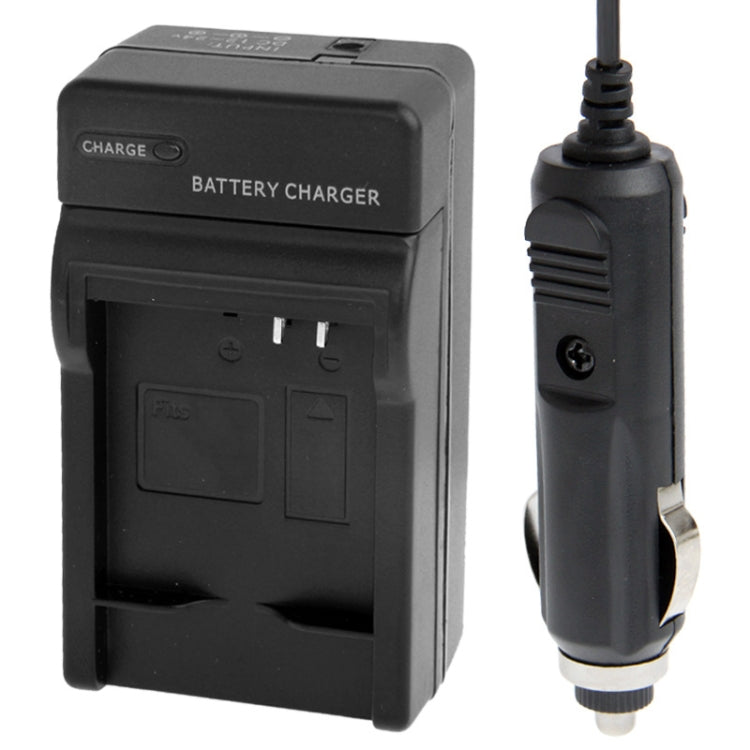 2 in 1 Digital Camera Battery Travel & Car Charger for Panasonic Lumix DMC-LF1 (DMW-BCN10 Battery)-Reluova