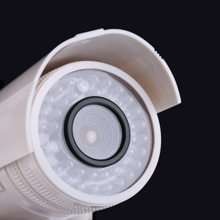 Realistic Looking Dummy Security CCTV Camera with Flashing Red LED