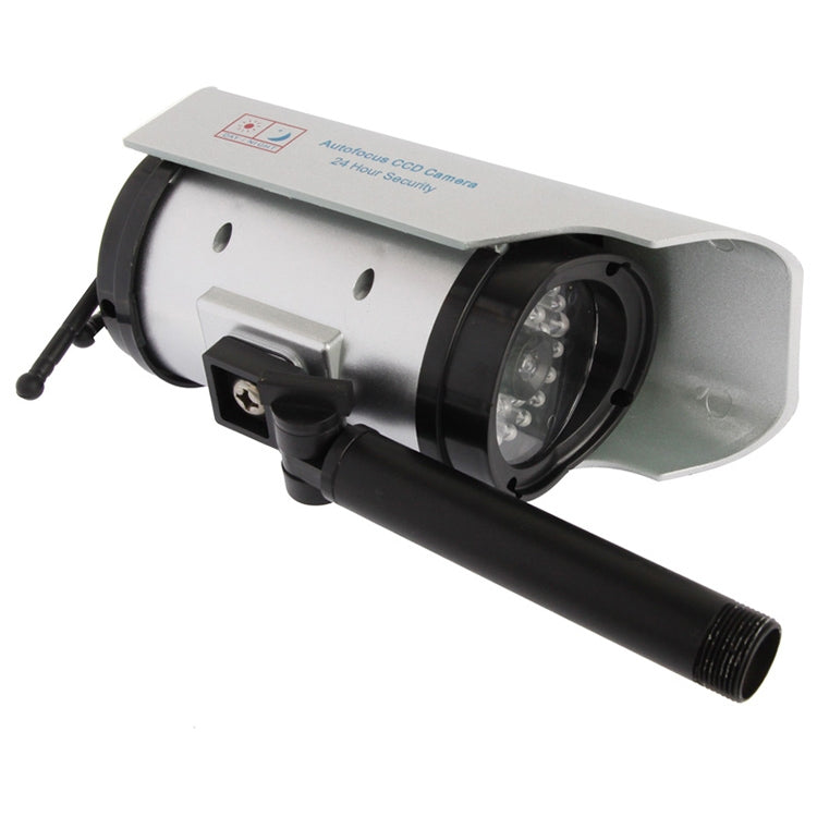 Solar Powered Realistic Looking Dummy Camera with Flashing Red LED Light Reluova