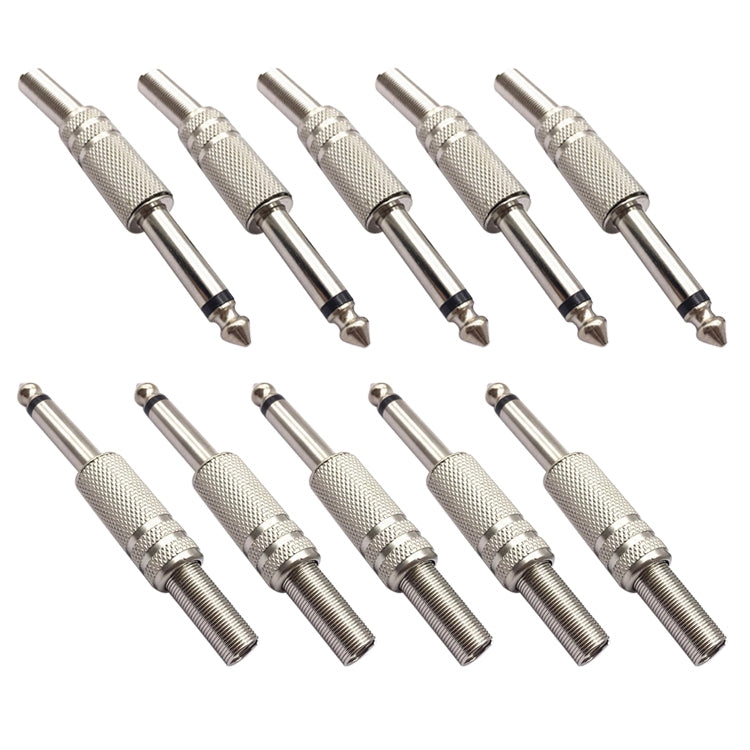 JL0056 6.36mm Audio Jack Connector (10 Pcs in One Package, the Price is for 10 Pcs) My Store