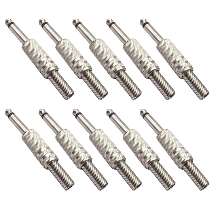 JL0056 6.36mm Audio Jack Connector (10 Pcs in One Package, the Price is for 10 Pcs) My Store