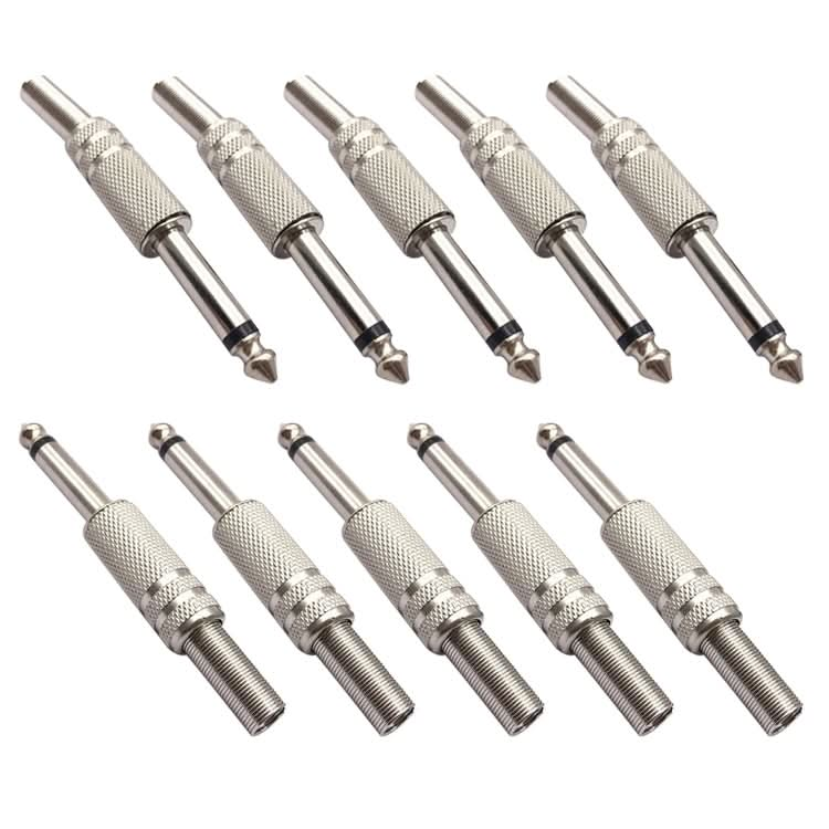 JL0057 6.36mm Audio Jack Connector (10 Pcs in One Package, the Price is for 10 Pcs) My Store