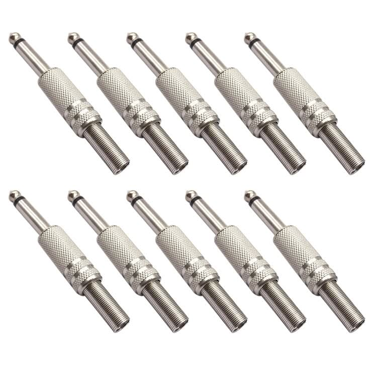 JL0057 6.36mm Audio Jack Connector (10 Pcs in One Package, the Price is for 10 Pcs) My Store