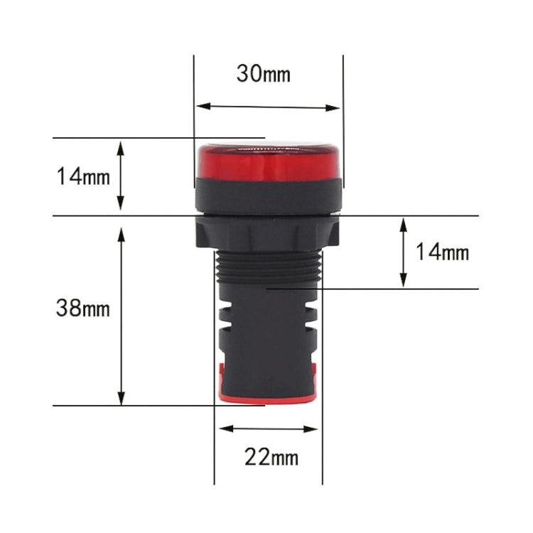 AD16-22D / S 22mm LED Signal Indicator Light Lamp My Store