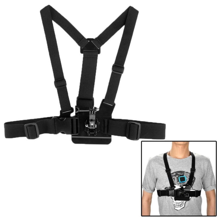 ST-25 Adjustable Body Chest Strap Mount Belt Harness with Buckle Bracket Screw for GoPro HERO13 Black / HERO12 / HERO11 /10 /9 /8 /7 /6 /5, Insta360 Ace / Ace Pro, DJI Osmo Action 4 and Other Action Cameras My Store