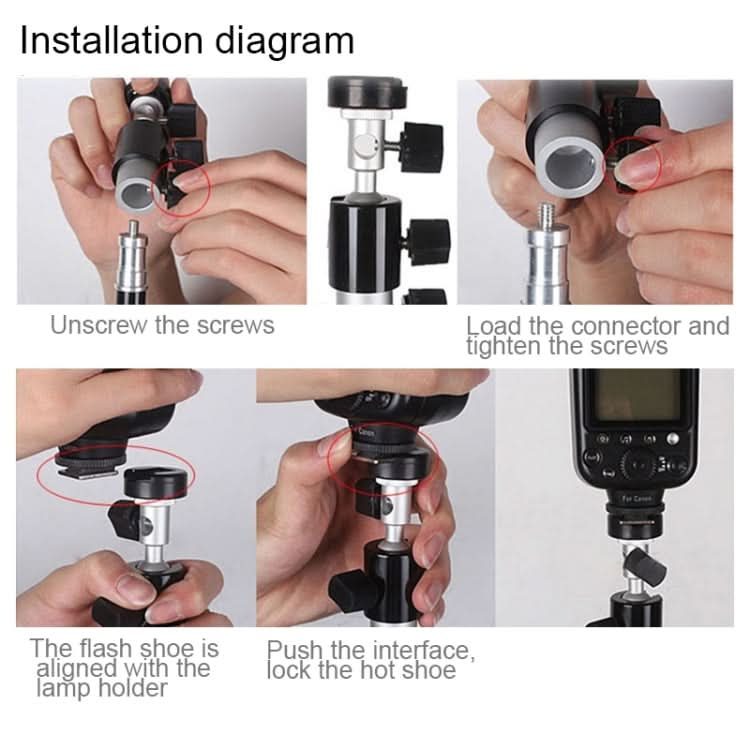 D Type Flash Light Stand Bracket My Store