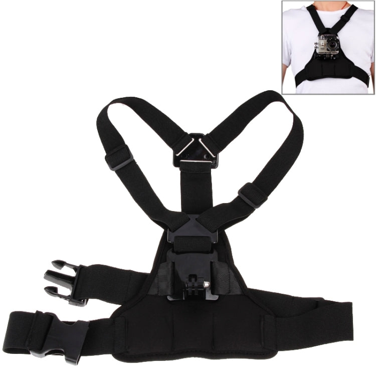 GP26-D Special Sports Shoulders DV Chest Belt for GoPro HERO13 Black / HERO12 / HERO11 /10 /9 /8 /7 /6 /5, Insta360 Ace / Ace Pro, DJI Osmo Action 4 and Other Action Cameras My Store