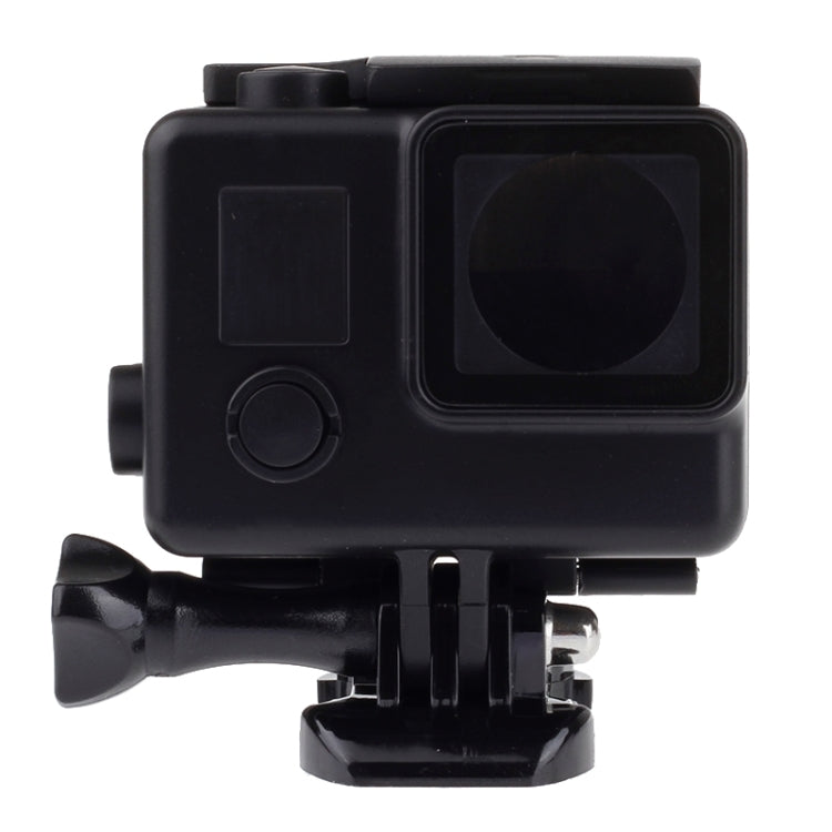 Black Edition Waterproof Housing Protective Case with Buckle Basic Mount for GoPro HERO4 /3+,  Waterproof Depth: 10m