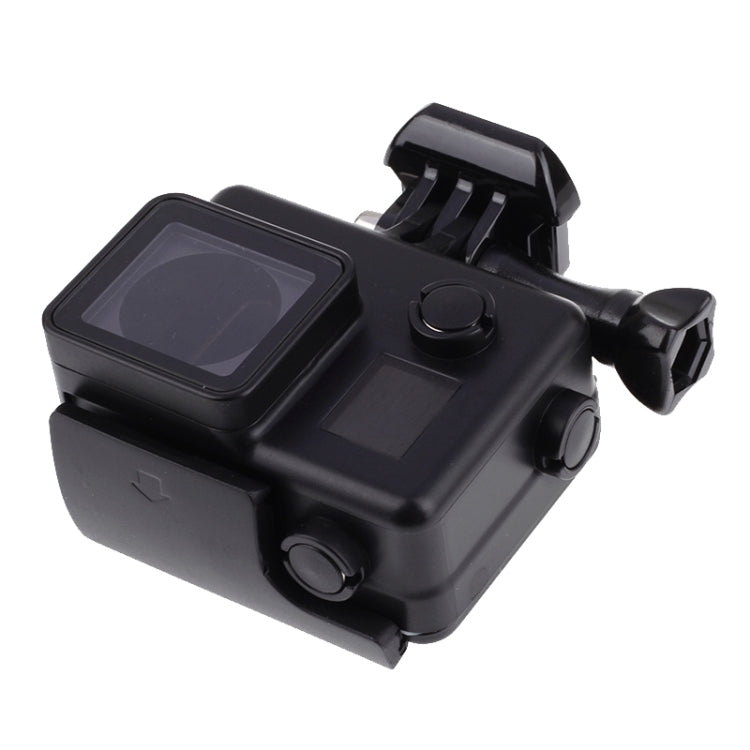 Black Edition Waterproof Housing Protective Case with Buckle Basic Mount for GoPro HERO4 /3+,  Waterproof Depth: 10m