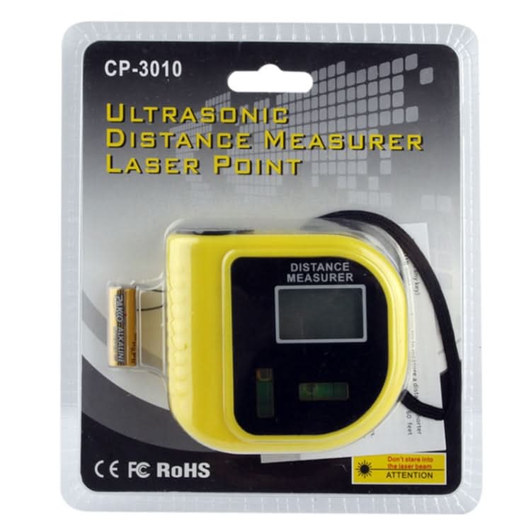 CP-3010 Ultrasonic Distance Measurer with Laser Pointer, Range: 0.5-18m My Store