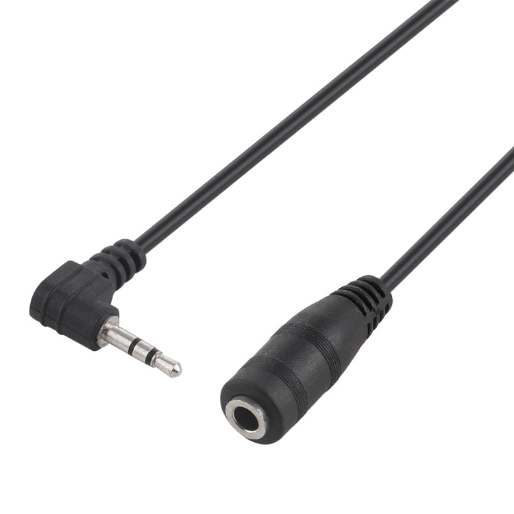 2.5mm Male Elbow to 3.5mm Female Audio Stereo Converter Adapter Cable-Reluova