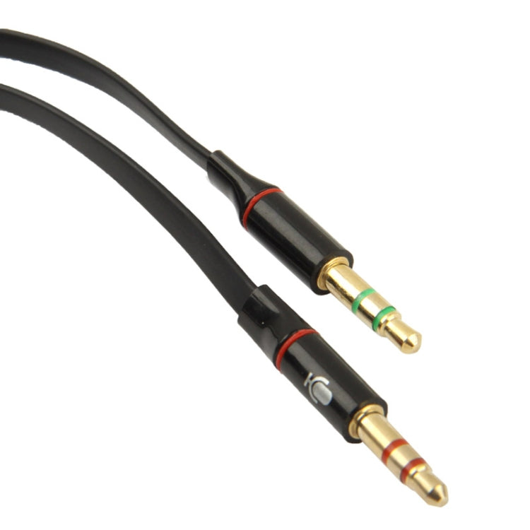 3.5mm jack Male to 3.5mm Female Audio Cable Adapter, Total Length: 13cm