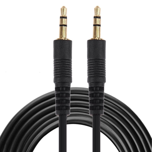 Aux Cable, 3.5mm Male Mini Plug Stereo Audio Cable, Length: 3m (Black + Gold Plated Connector) My Store