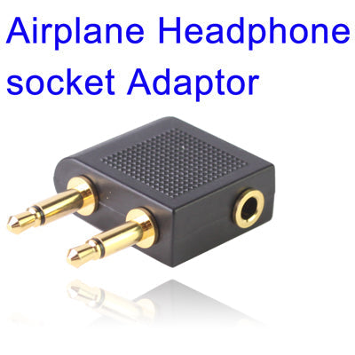 3.5mm Airplane Headphone Socket Adapter My Store