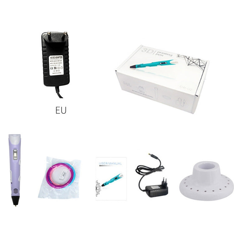 Hand-held 3D Printing Pen, EU Plug My Store