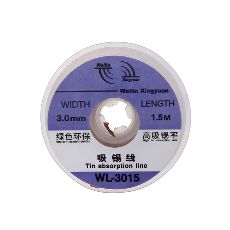 WL-3015 1.5m Soldering Tin Absorption Wire, Width: 3.0mm My Store