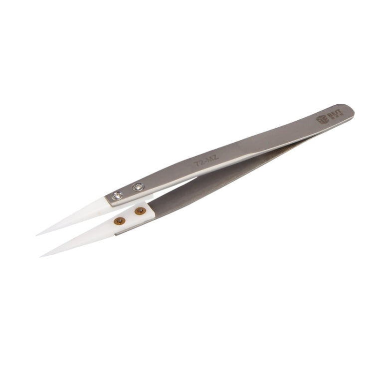 BEST BST-72-MZ 302 Stainless Steel High Temperature Resistance Ceramic Tip Tweezers My Store