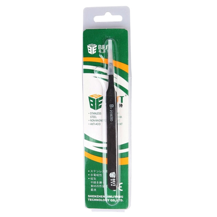 BEST BST-203ESD 202 Stainless Steel Anti-static Tip Tweezers My Store