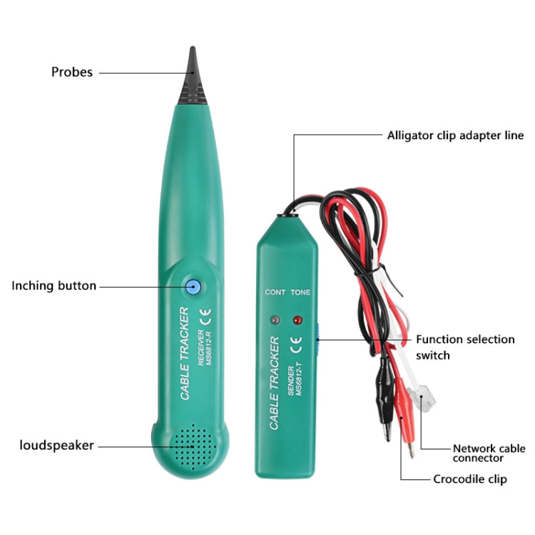 MS6812 Professional Cable Tracker Breakpoint location Tester My Store