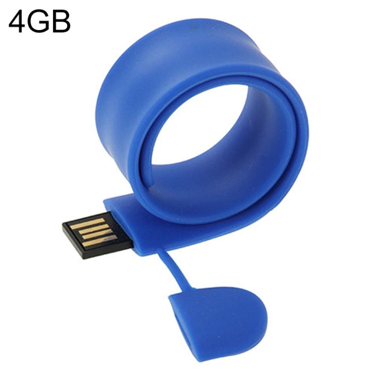 Silicone Bracelet USB Flash Disk with 4GB Memory