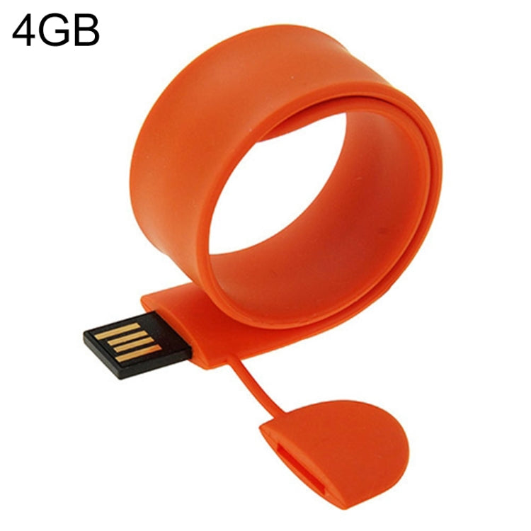 Silicone Bracelet USB Flash Disk with 4GB Memory My Store