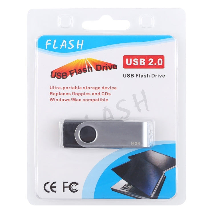 16GB Twister USB 2.0 Flash Disk(Black)