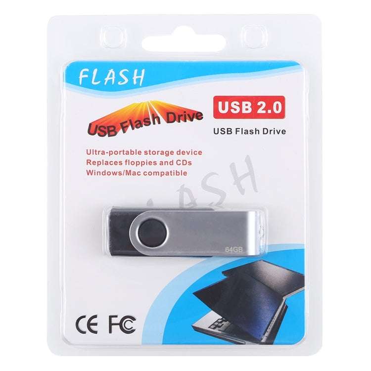 64GB Twister USB 2.0 Flash Disk(Black) My Store